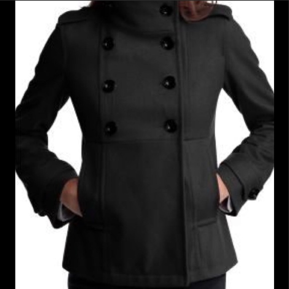GAP high funnel collar peacoat black size size XS - Picture 12 of 12